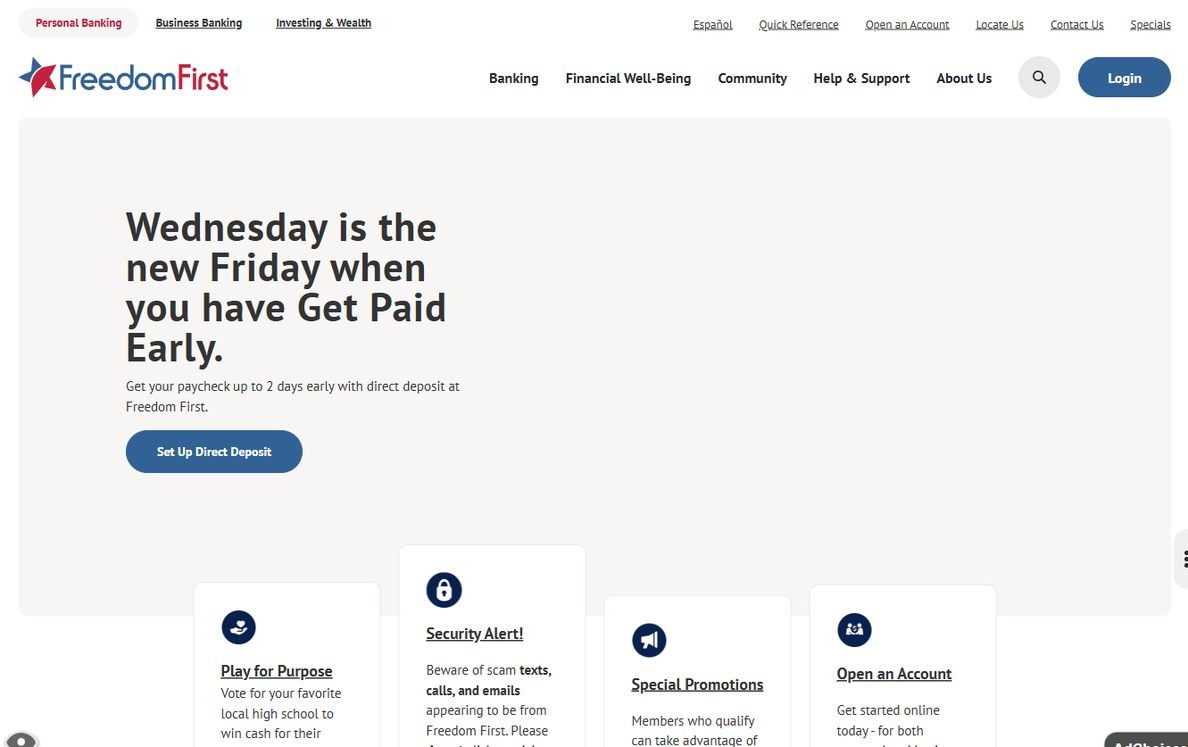 Freedom First Credit Union – freedomfirst.com