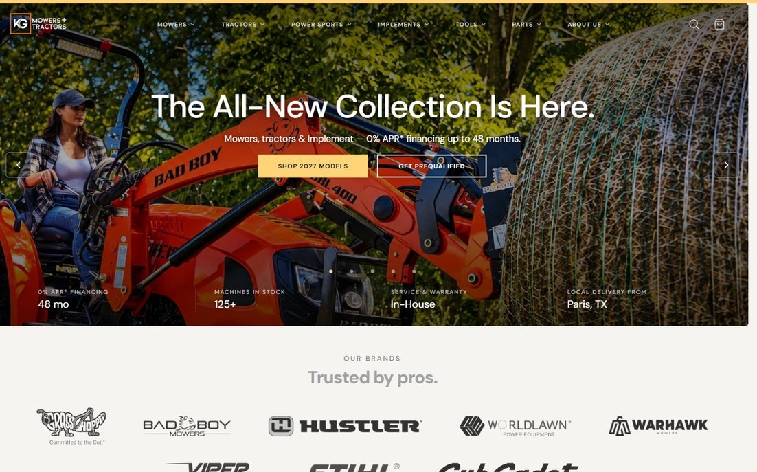 K and G Mowers – kgmowers.com